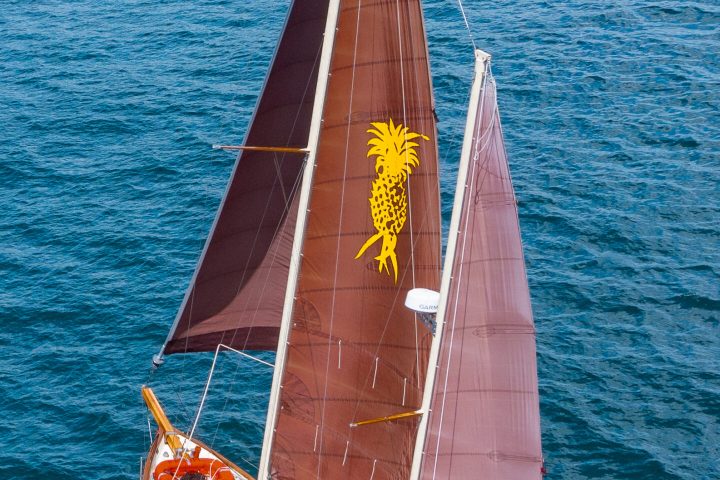 a small boat in a body of water