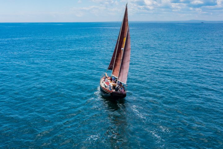 a boat on a body of water