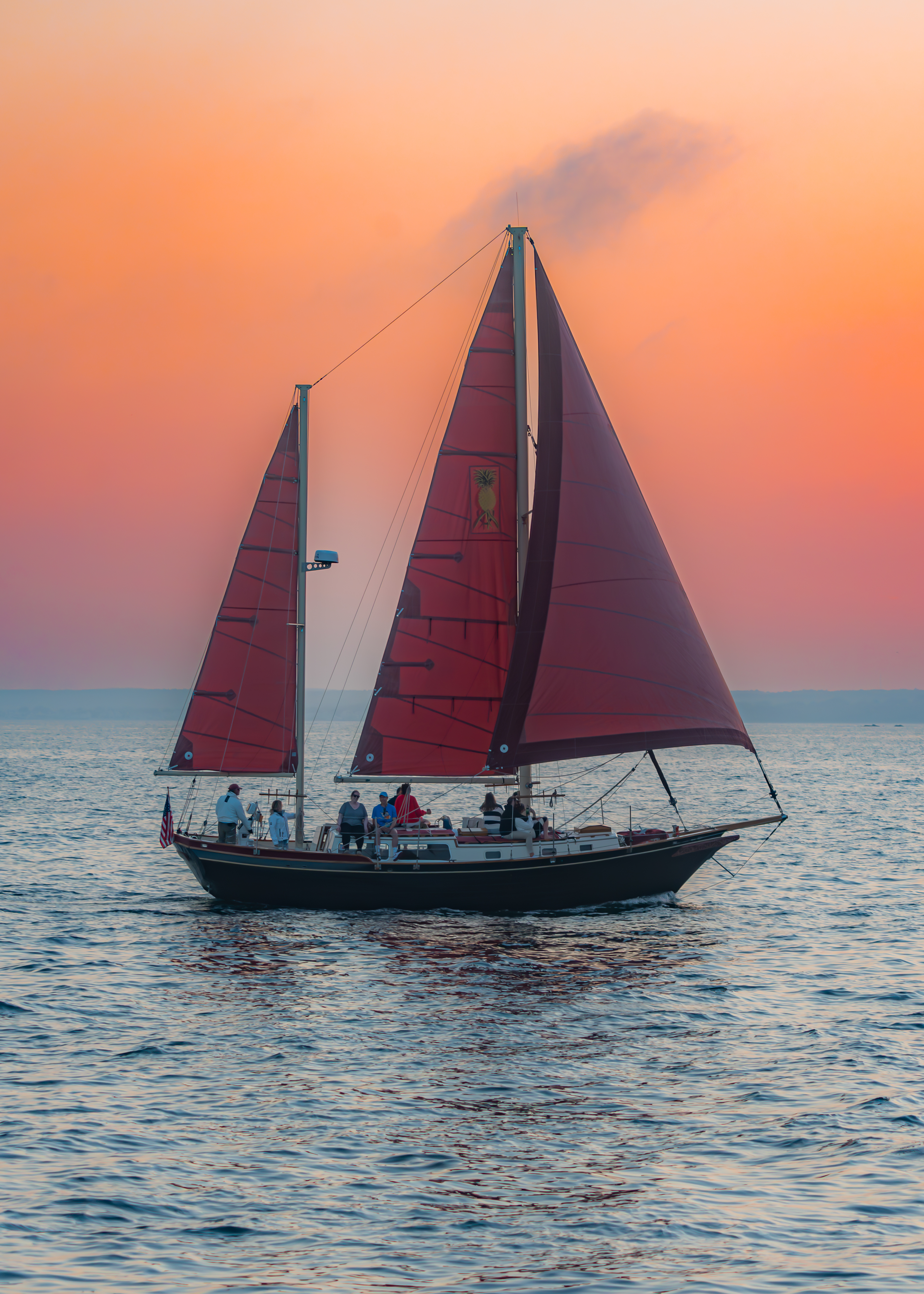 Join Evening Sunset Sails in Kennebunkport | Pineapple Ketch